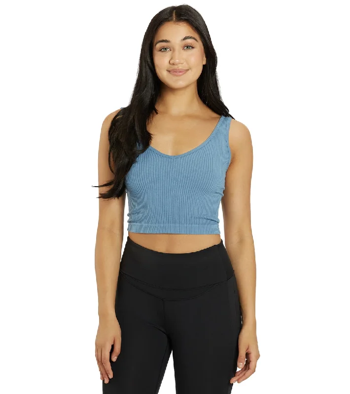 Women's Clothes Free People Solid Rib Brami Yoga Crop Top