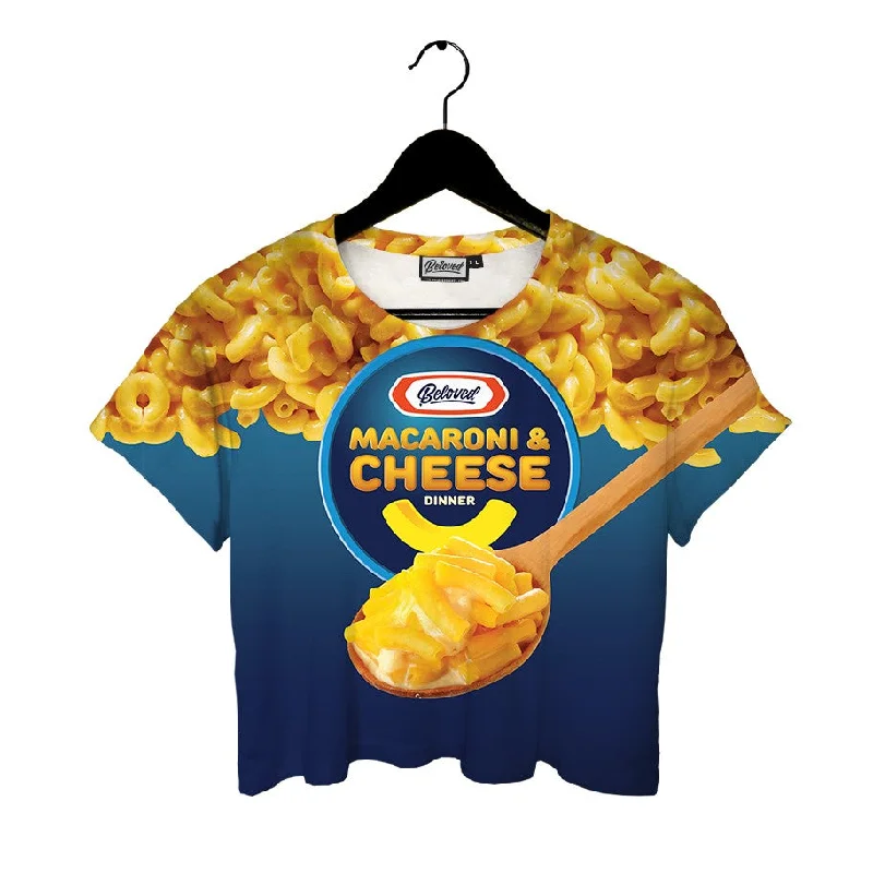 Season Offer Mac N' Cheese Box Crop Tee