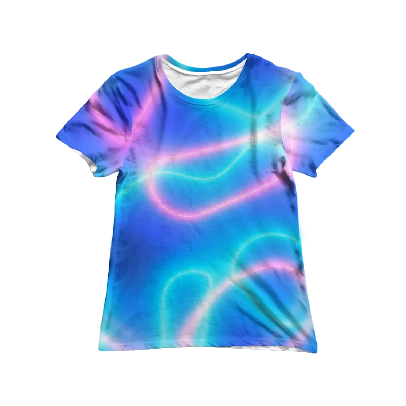 Chic And Trendy Neon Glow Women's Tee