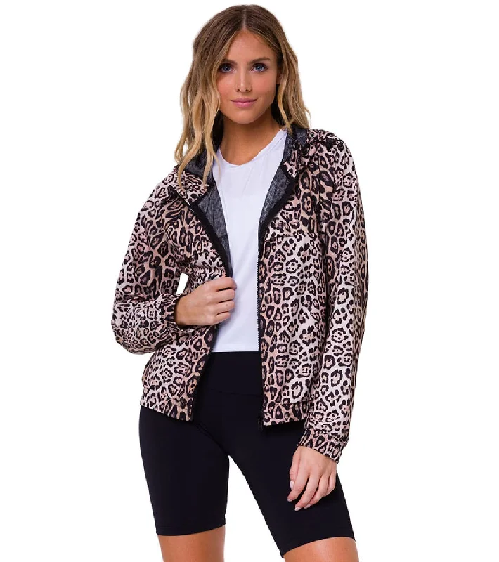 Sale For Women Onzie Breakaway Jacket Leopard