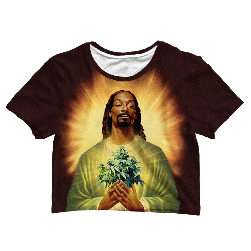 Pastel Styles Snoop Jesus Crop Tee