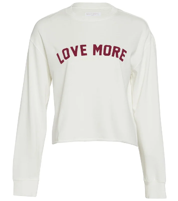 Wardrobe Refresh Spiritual Gangster Love More Mazzy Pullover Sweatshirt Stone