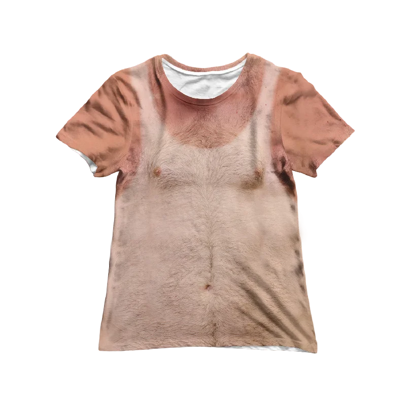 Runway Inspired Wear Tan Lines Sexy Chest Women's Tee