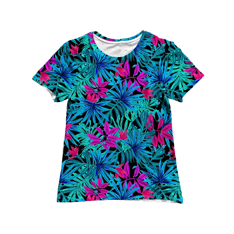 Hot Styles Tropical Leaves Women's Tee